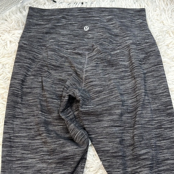 Lululemon Align Crop *21" Wee Are From Space Dark Carbon Ice Grey - Picture 4 of 6